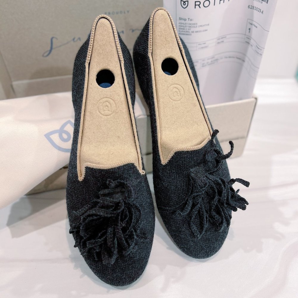 ROTHY’S The Merino Tassel Loafer Black Diamond - Limited Edition - Picture 2 of 14